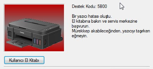 Canon G Serisi Yazıcı Hata Kodları ve Çözümleri | Tanklı Yazıcı Servisi