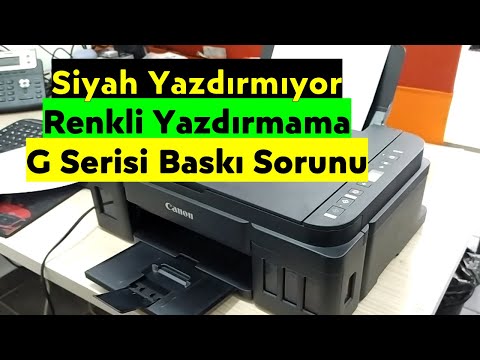 Canon G Serisi Tanklı Yazıcı Sorun Giderme Rehberi