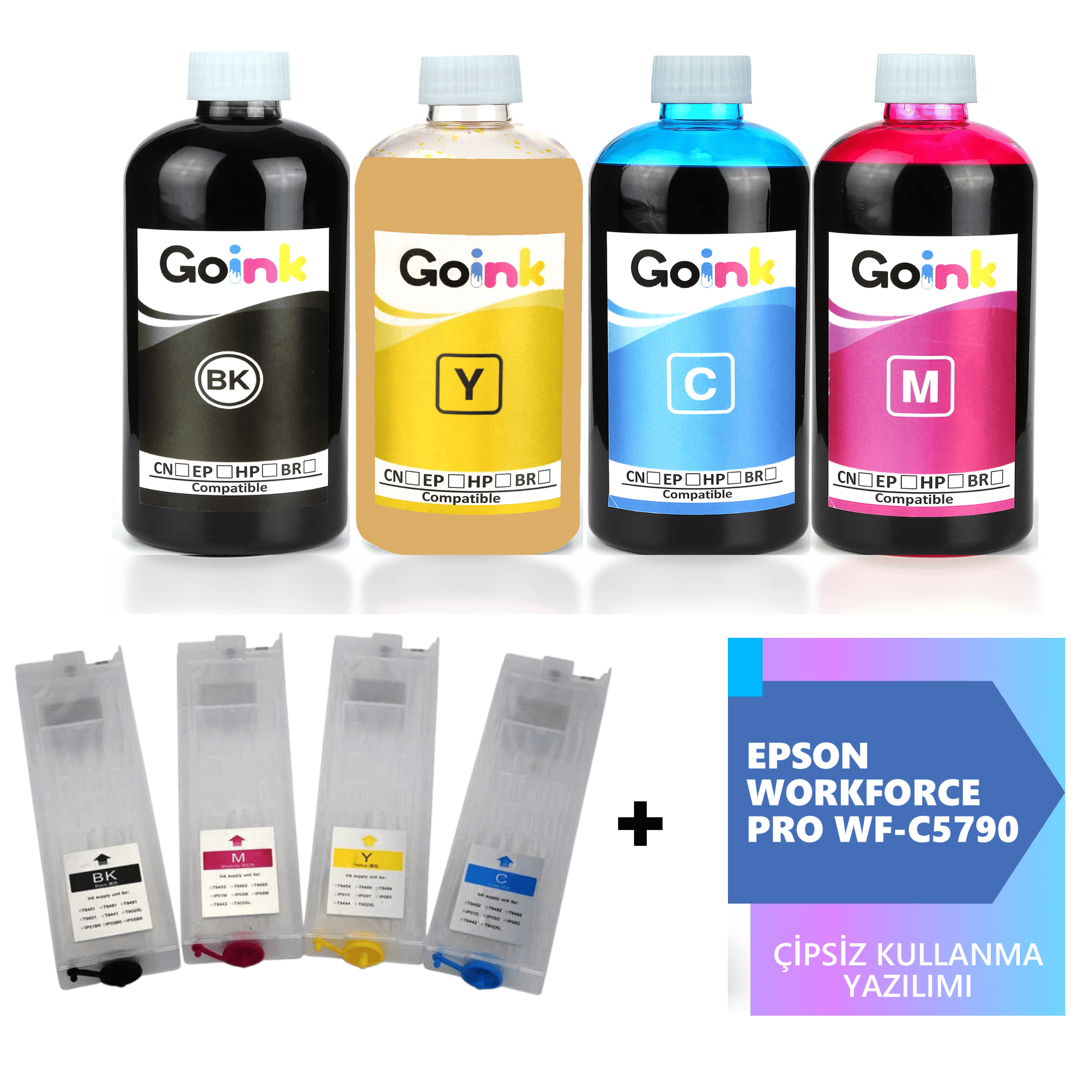 Epson WorkForce Pro WF-C5790 / WF-C5710 Çip Reset & Çip
